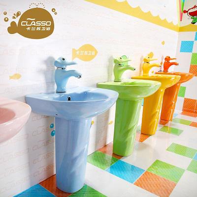 专为1~6岁的儿童设计的幼儿园洗手池，你值得拥有！（图）_1