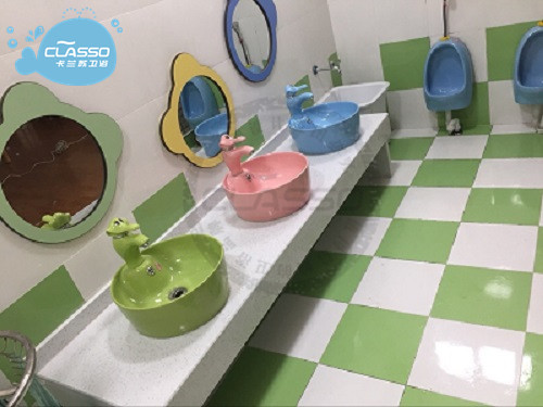 幼儿园装修小妙招：卫生间里洗手池的小秘密（图）_1