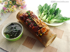 特色竹筒飯培訓，湖南哪里有學竹筒飯技術（圖）_8