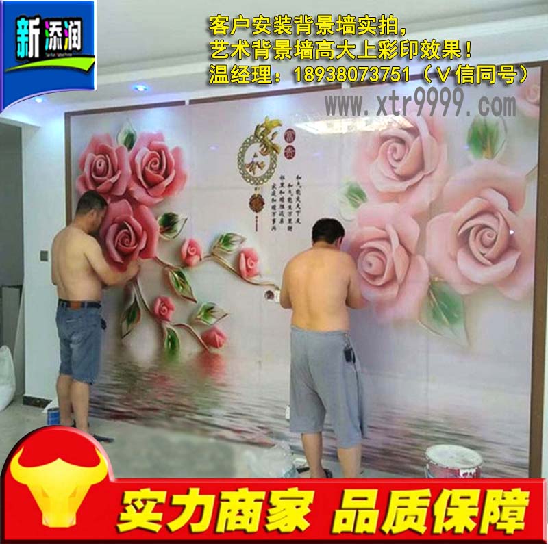 電視墻壁紙效果圖_3