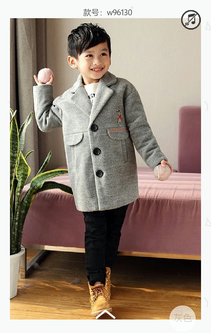 迪娃娃冬裝大衣童裝尾貨批發(fā)_4