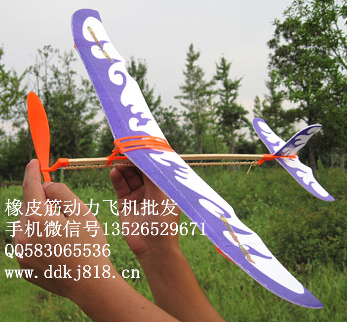 動(dòng)力滑翔飛機(jī)雷鳥雷神橡皮筋動(dòng)力飛機(jī)航模批發(fā)加盟_2