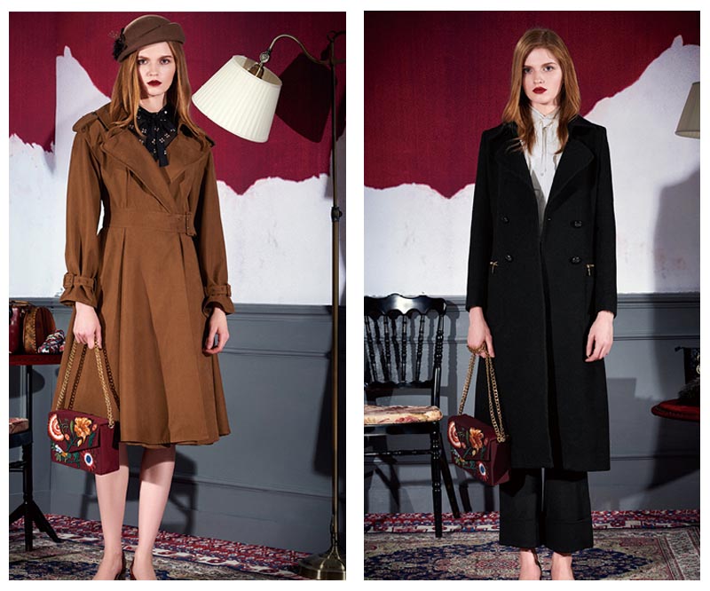 名品女裝折扣店米祖17冬裝新款折扣服裝批發(fā)_3