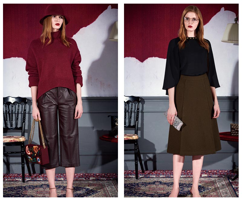 名品女裝折扣店米祖17冬裝新款折扣服裝批發(fā)_4