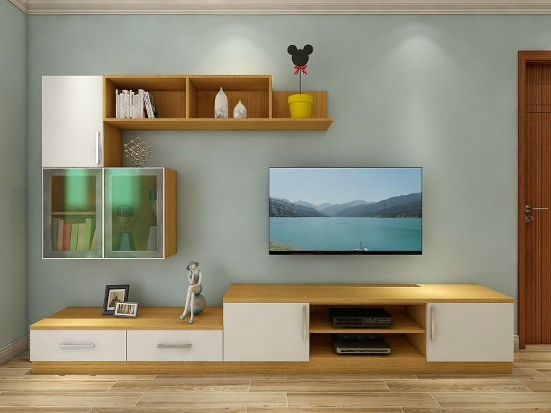 【柏優(yōu)】電視柜定制，你想像不到的效果圖！（圖）_1