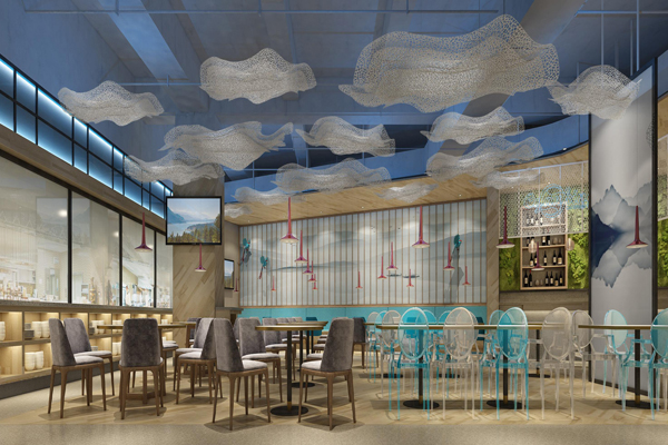 合理的餐廳設(shè)計更具溫馨（圖）_1