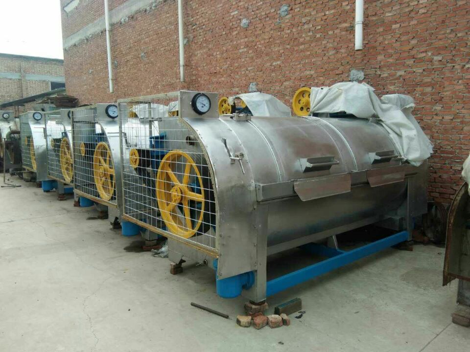 錫林郭勒出售洗毛巾的機(jī)器，洗臺布的機(jī)器二手水洗機(jī)_1