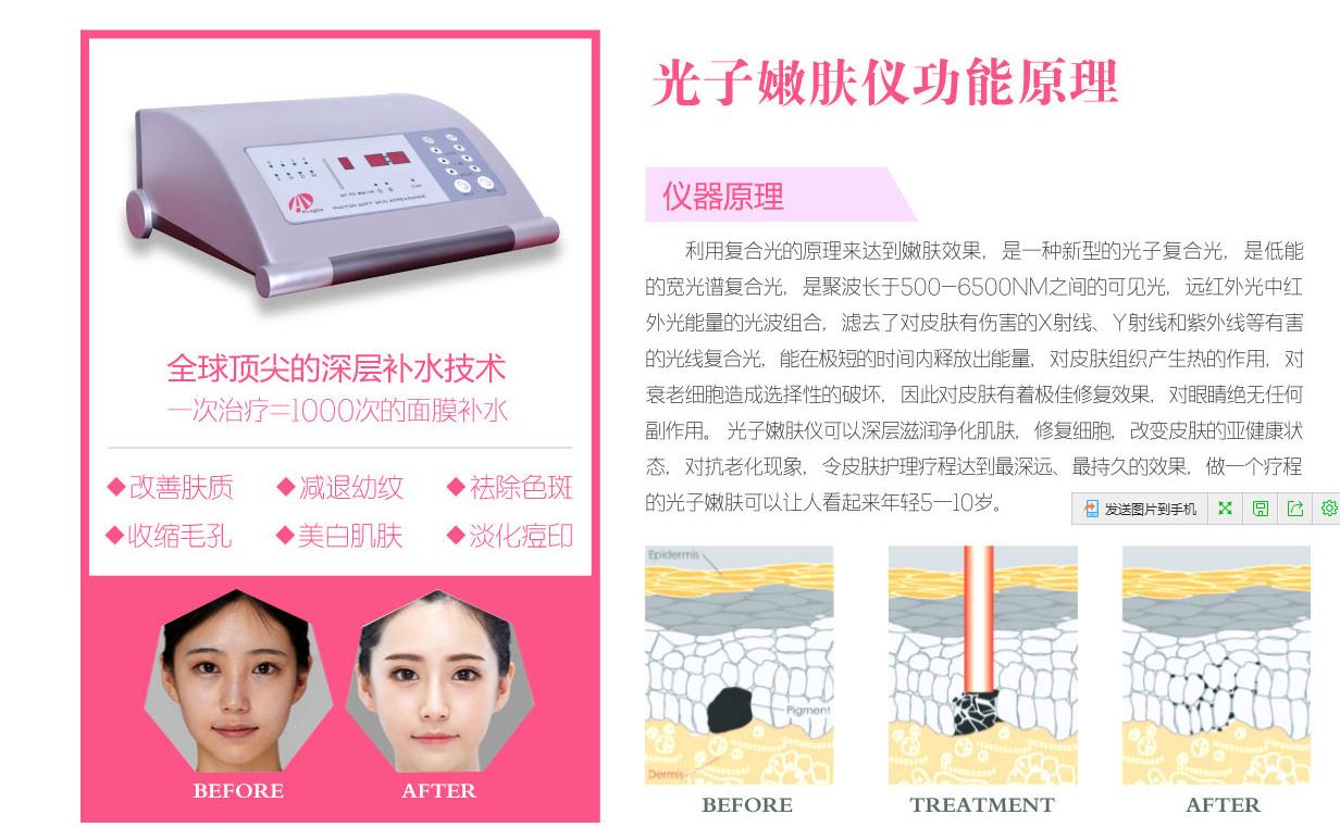 led光子嫩膚美容儀廠家直銷（圖）_2