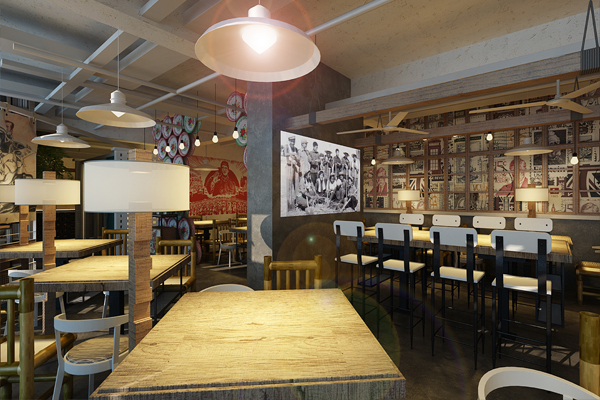 餐飲空間設(shè)計(jì)獨(dú)特空間感與眾不同（圖）_1