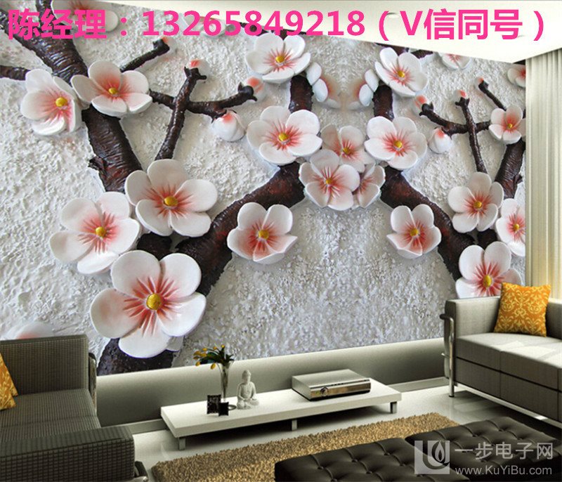 3D背景墻立體噴墨打印機_7