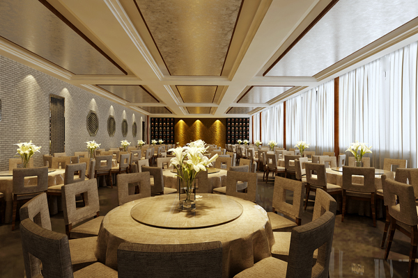 餐飲空間設(shè)計(jì)的過程中要合理運(yùn)用哪些空間（圖）_2