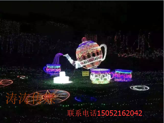 大規(guī)模燈光展生產(chǎn)廠家出售燈光展制作的造型_1