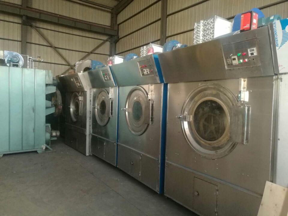 四平出售二手水洗厂设备，二手大型工业洗衣机处理_1