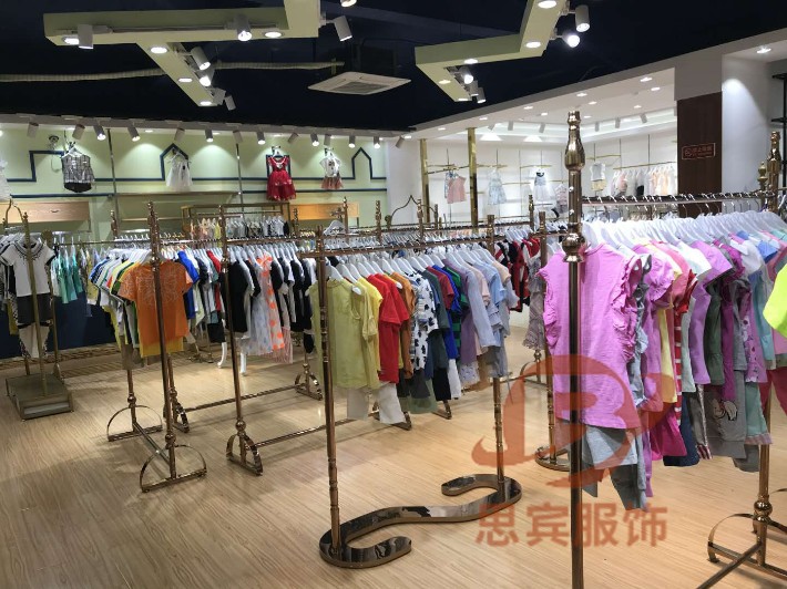 上海童裝尾貨妮漫依裙子批發(fā)_5