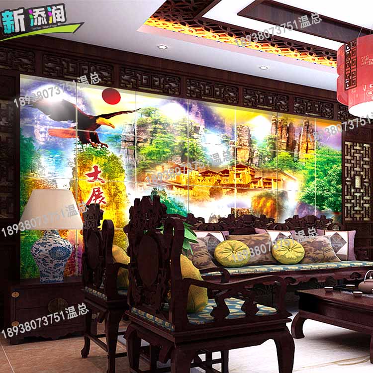 江西地區(qū)天花吊頂UV平板打印機鋁扣板彩色打印凹凸浮雕效果（圖）_1