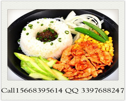 投資加盟DIY鐵板燒飯快餐店需要多少錢_2