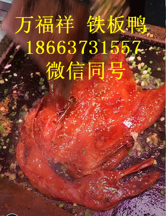 鐵板鴨首選注冊商標(biāo)萬福祥投資小利潤高回本周期短_2