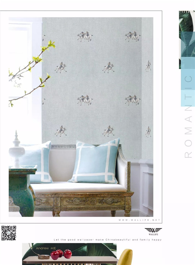 沃萊菲壁布《羅曼時(shí)光8》：中西合璧,國粹刺繡帶你感受法式奢華（圖）_2