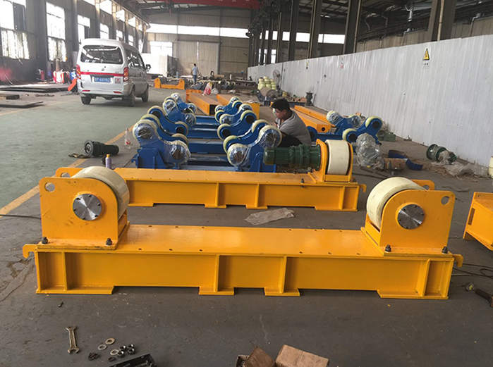 熱銷100噸焊接滾輪架哪里有賣焊接架子的（圖）_1