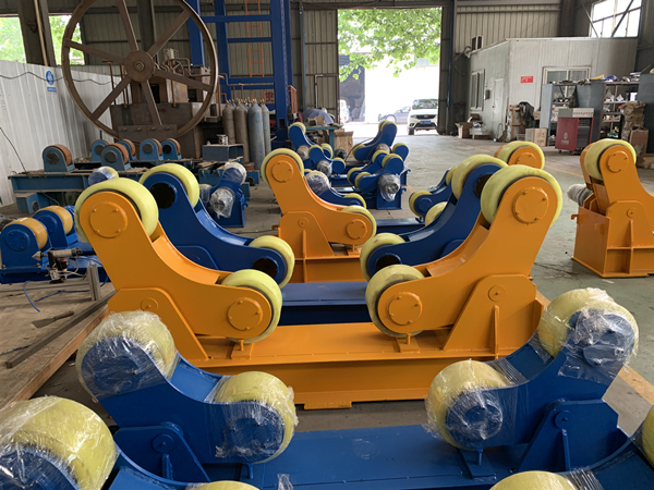 熱銷100噸焊接滾輪架哪里有賣焊接架子的（圖）_2