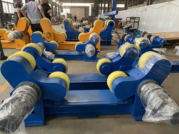 郑州5吨10吨20吨丝杠焊接滚轮架可调速滚轮架（图）_2